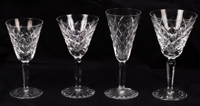 Lot 218 - A suite of Waterford cut crystal drinking...