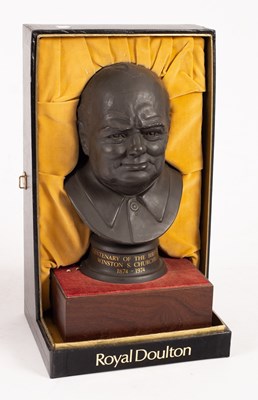 Lot 238 - A Royal Doulton bust Commemorating the...