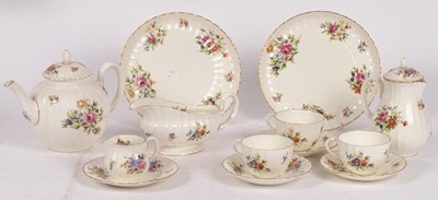 Lot 244 - A Royal Worcester 'Roanoke' pattern part...