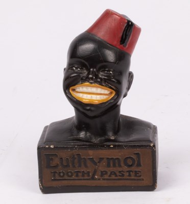 Lot 307 - A Euthymol toothpaste advertising bust wearing...