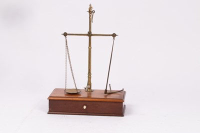 Lot 309 - A pharmacists scale by W & T Avery Ltd.,...