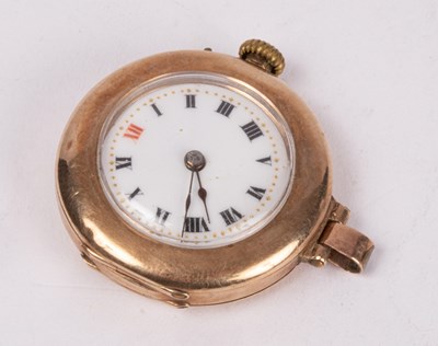 Lot 331 - A 9ct gold watch (missing strap), an oak...