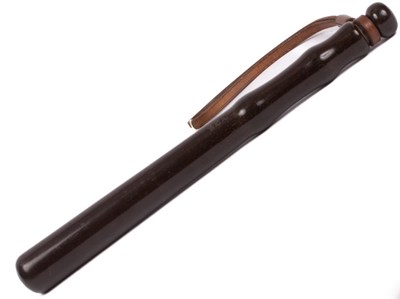 Lot 342 - A rosewood police truncheon, early 20th...