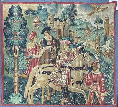 Lot 362 - A French woven tapestry, in the early 16th...