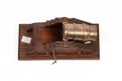 Lot 390 - A bronze squat cannon, dated 1815 below a...