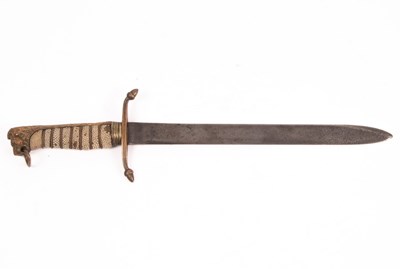 Lot 398 - A midshipman's dirk, circa 1850, the hilt with...