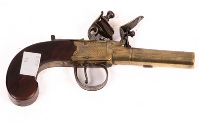 Lot 413 - A Queen Anne flintlock pistol, by H Nock, with...