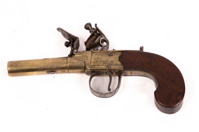 Lot 413 - A Queen Anne flintlock pistol, by H Nock, with...