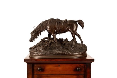 Lot 418 - P J Mene/Figure of a Standing Horse with...