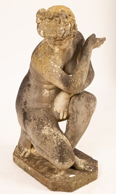 Lot 514 - A composition stone statue of Venus, 88cm high