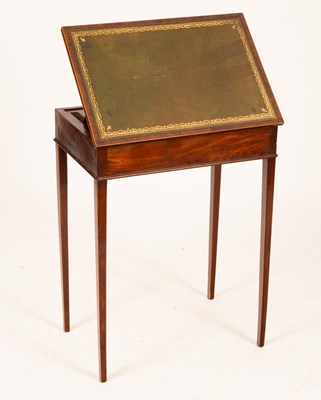 Lot 556 - A George IV mahogany reading table, the...