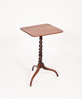 Lot 586 - A 19th Century mahogany tripod table,...