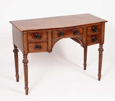 Lot 587 - A Regency mahogany sideboard, an arrangement...