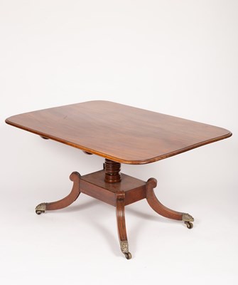 Lot 640 - A Regency mahogany breakfast table, the oblong...