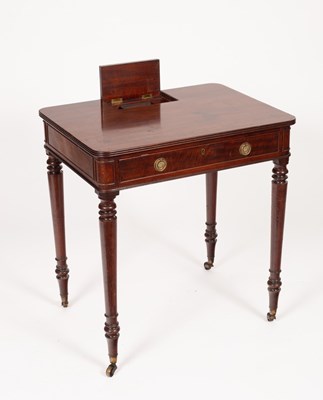 Lot 645 - A Regency mahogany chamber writing table,...