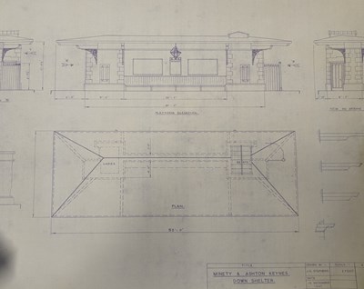 Lot 722 - Three architectural plans for Great Western...