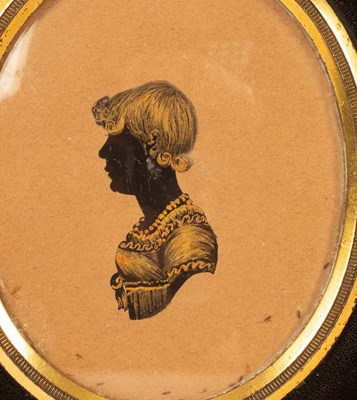 Lot 780 - English School, early 19th Century/Silhouette...