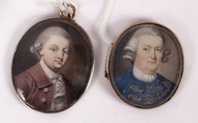 Lot 784 - English School, circa 1760/Two Portrait...