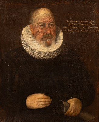 Lot 792 - English School, early 17th Century/Portrait of...