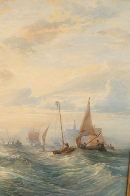 Lot 801 - Edward Duncan (1803-1882)/Fishing Boats in a...