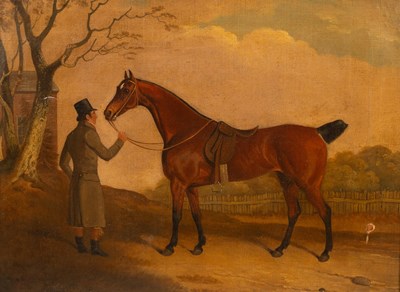 Lot 809 - English School, 19th Century/Horse in a...