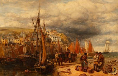 Lot 828 - Charles Thomas Burt (1823-1902)/Harbour...