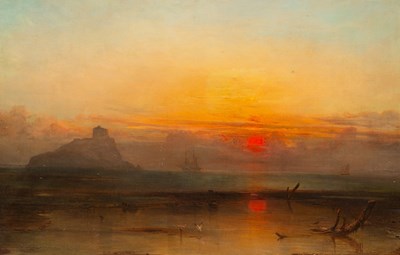 Lot 847 - English School, 19th Century/Sunrise over St...