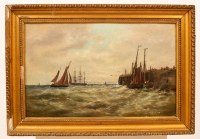 Lot 852 - English School, 19th Century/Sailing Boats in...