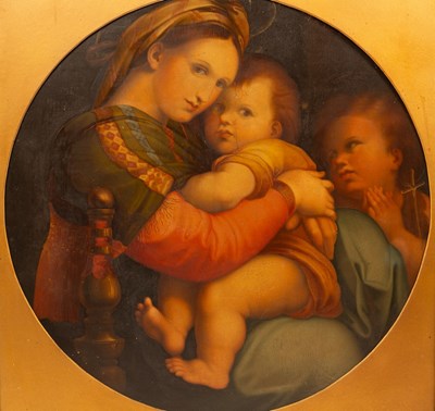 Lot 859 - Carlo Falcini (19th century)/The Madonna Della...