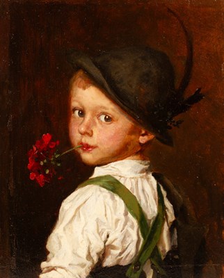 Lot 888 - Hermine Munsch (1867-1904)/Portrait of a Young...