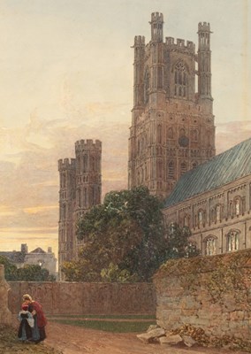 Lot 921 - Charles Wild (1781-1835)/Ely Cathedral/with...