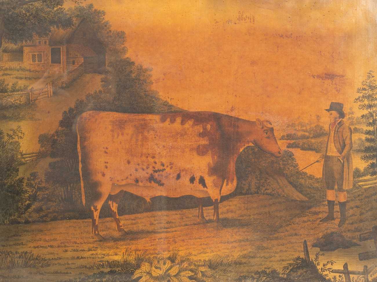 Lot 930 - John Boultbee (1753-1812)/The Durham Ox and