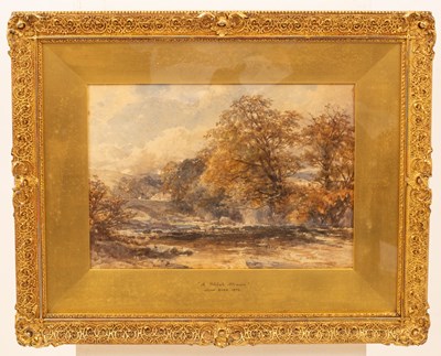 Lot 936 - John II Syer (1846-1913)/A Welsh Stream/signed...