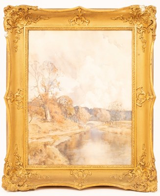 Lot 945 - Louis Burleigh Bruhl (1861-1942)/River...