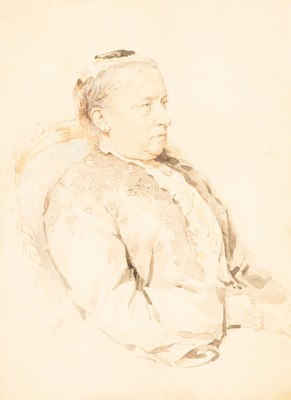 Lot 983 - English School, 19th Century/Portrait of a...