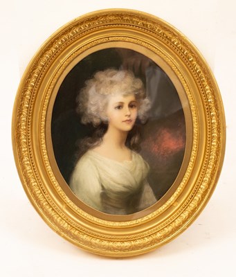 Lot 985 - M F Francis/Portrait of a Lady/half-length,...