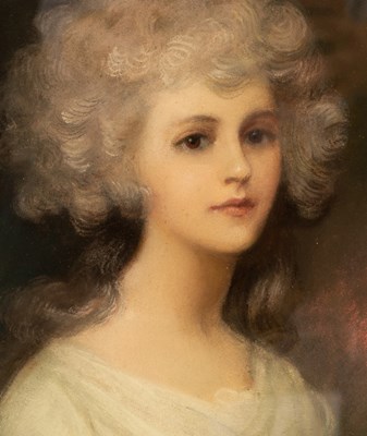 Lot 985 - M F Francis/Portrait of a Lady/half-length,...