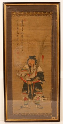 Lot 1016 - Chinese School, early 19th Century/Portrait of...