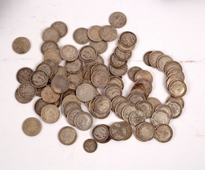 Lot 4 - Sundry silver half crowns and florins,...