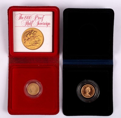 Lot 5 - A proof gold sovereign, 1979 and a proof...