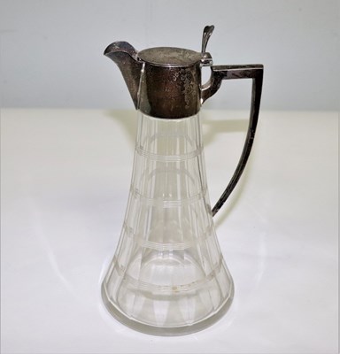 Lot 34 - A silver mounted claret jug, William Hutton &...