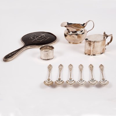 Lot 37 - A silver mustard pot, Silversmith & Goldsmith...