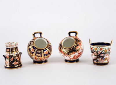 Lot 150 - A group of Royal Crown Derby Imari miniatures...