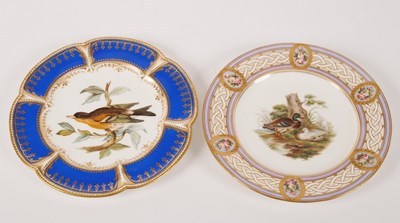 Lot 203 - A Minton reticulated plate, circa 1840,...