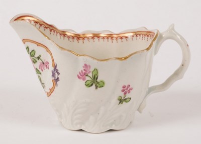 Lot 207 - A Lowestoft low Chelsea ewer, circa 1780, in...