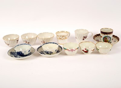 Lot 246 - A group of assorted Worcester teawares, to...