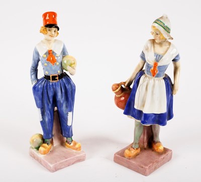 Lot 298 - A pair of Doulton figures, Gretchen and...