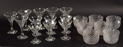 Lot 329 - A collection of Baccarat style glassware,...