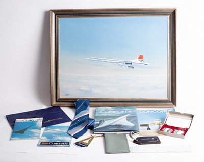 Lot 406 - Concorde memorabilia, including/DAL...