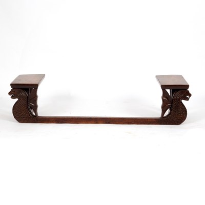 Lot 591 - A 19th Century Welsh oak fender, each side...